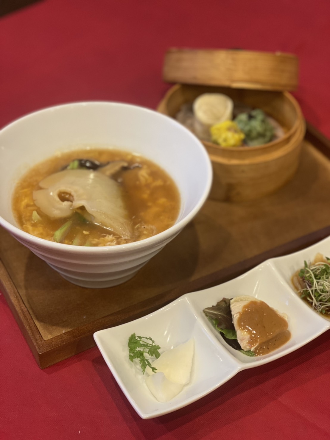 贅沢中華粥セット